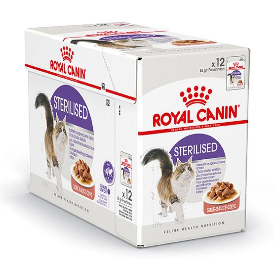 Beneden afronden Weggegooid beet Royal Canin kattenvoer Sterilised in Gravy 12 x 85 gr | Hano voor uw dier