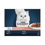 Gourmet Perle Mini Filets Rund/Kip/Konijn/Zalm 12 x 85 gr