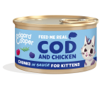 Edgard & Cooper kattenvoer Kitten Kabeljauw & Kip Chunks 85 gr