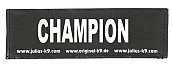 Julius K9 Velcro stickers S CHAMPION