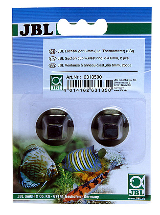 JBL zuignap met klem <br>6 - 7 mm 2 st