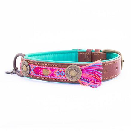 Dog with a Mission Halsband Boho Rosa