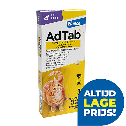 AdTab Kauwtabletten 0,5 - 2 kg 3 tabl