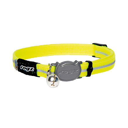 Rogz Kattenhalsband Alleycat Geel