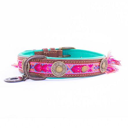 Dog with a Mission Halsband Boho Rosa