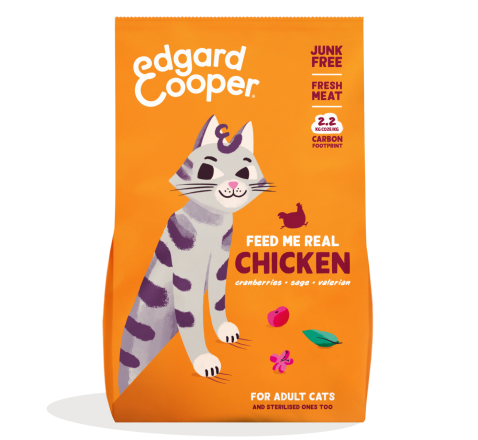 Edgard & Cooper kattenvoer Adult Kip 325 gr