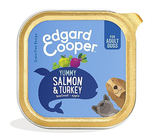 Edgard & Cooper hondenvoer Adult Zalm en Kalkoen 300 gr